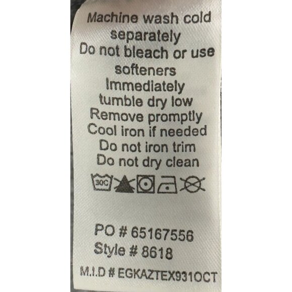 UltraClub Pullover Mens XL Grey BOS Quarter-Zip Long-Sleeve Cool & Dry Polyester - Picture 6 of 9